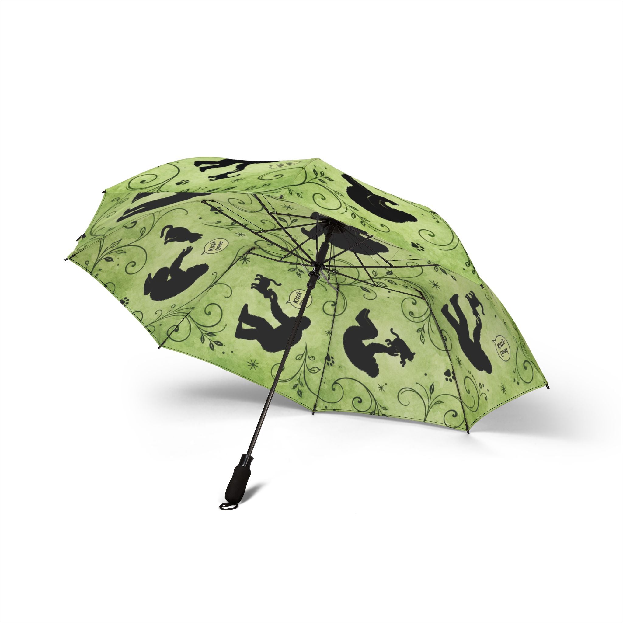 Good Kitty Bigfoot and Cat Compact Umbrella