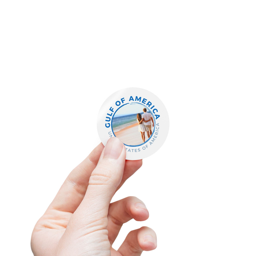 American Gulf Round Sticker Labels