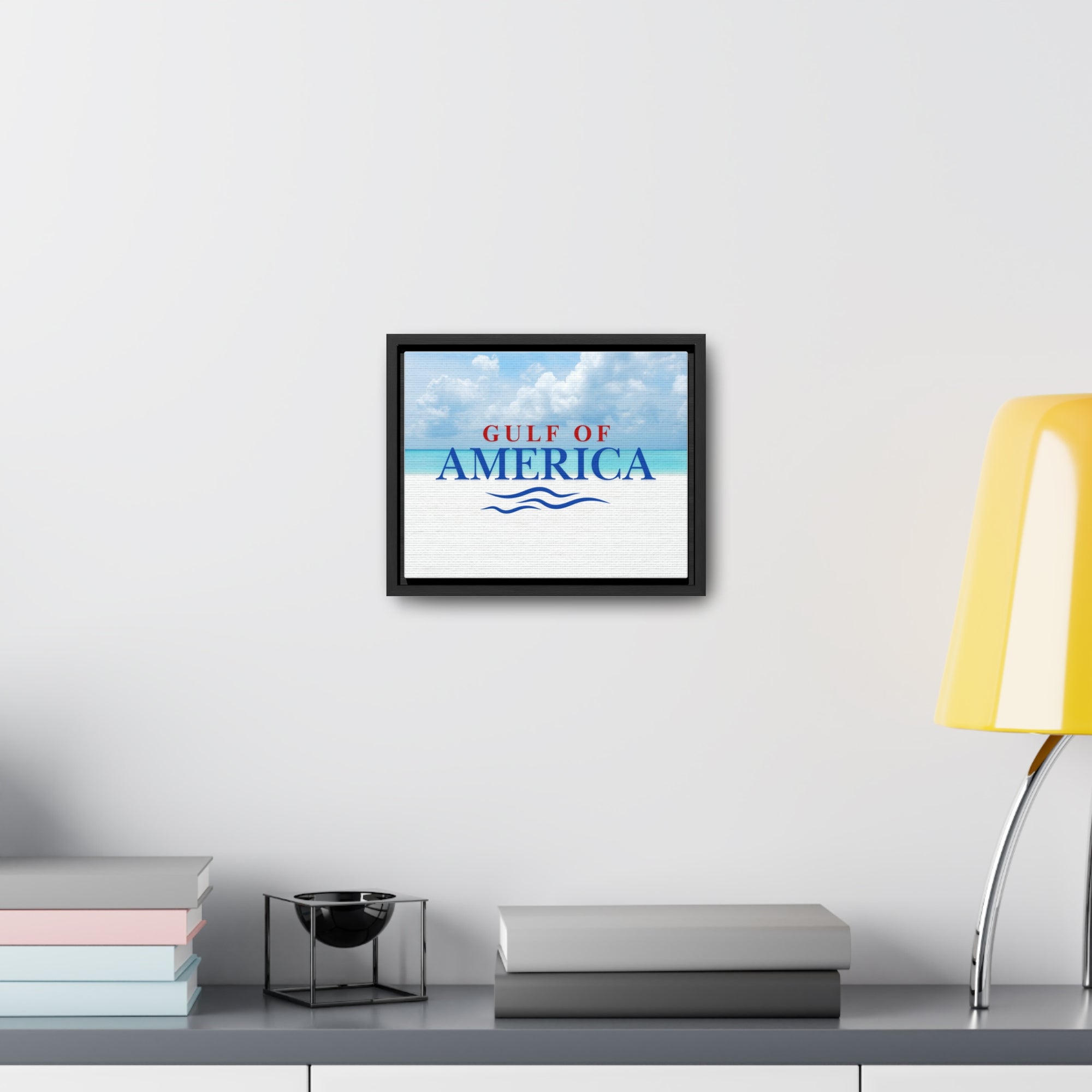 American Gulf Canvas Wrap - Coastal Wall Art for Beach Lovers