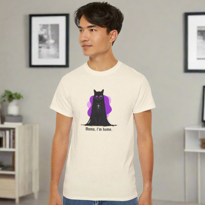 Mama I'm Home Ozzy Cat Graphic Tee