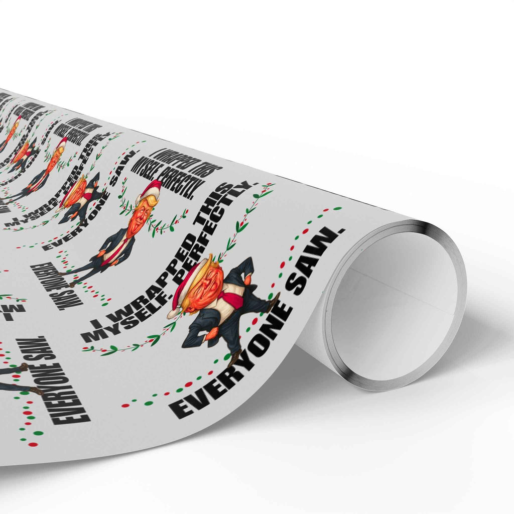 I Wrapped This Myself Wrapping Paper – Political Parody