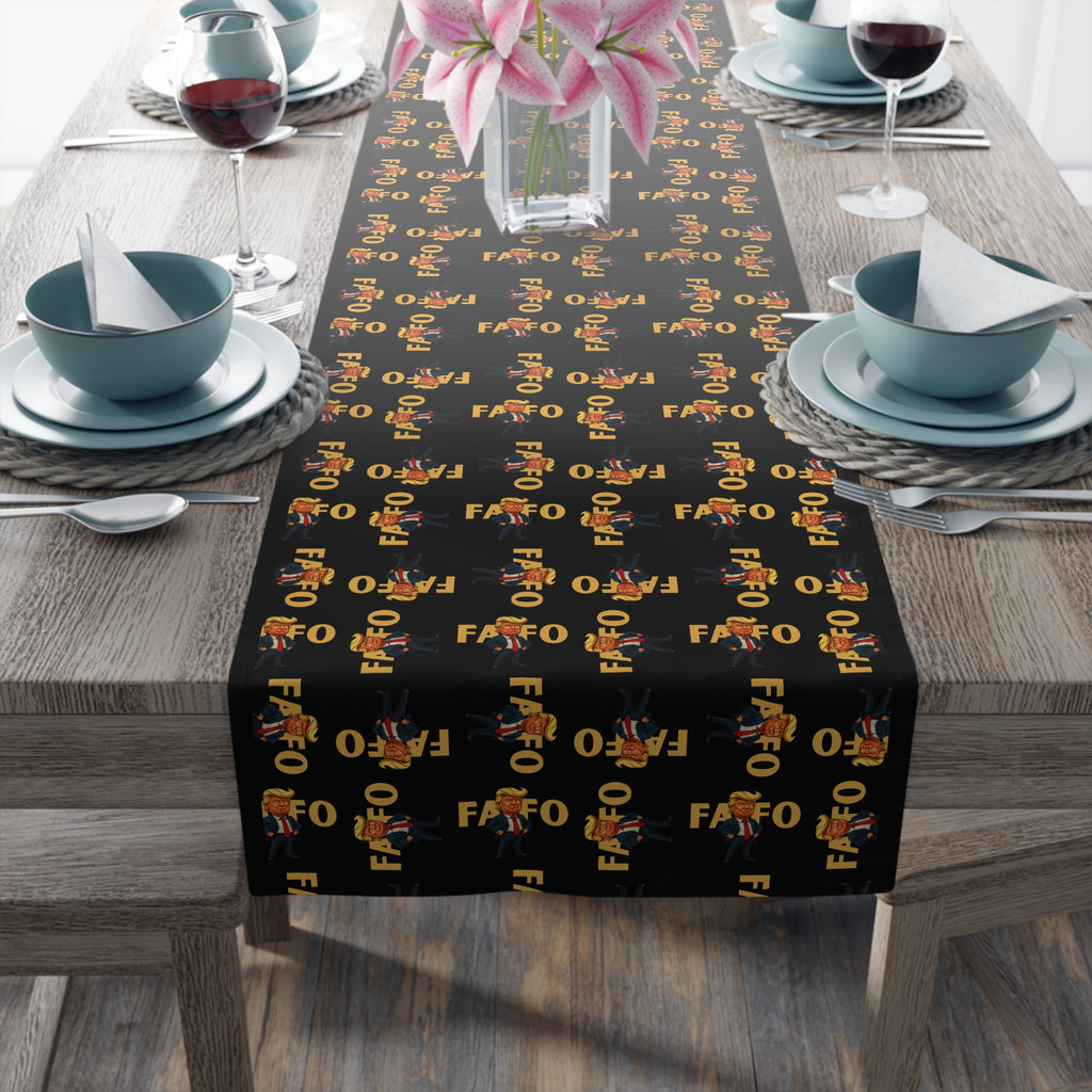 Brazen Political Parody Stylish Table Runner