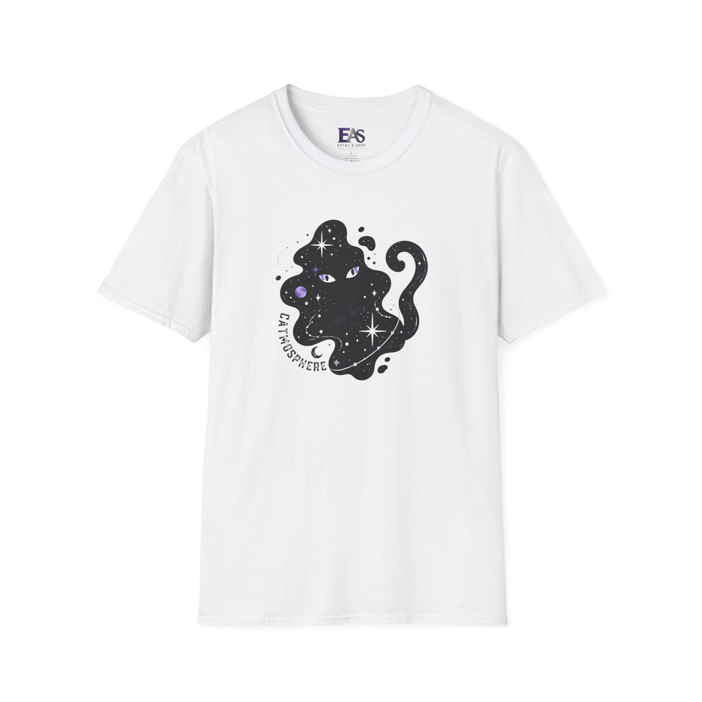 Catmosphere Cosmic Cat T-Shirt | Celestial Black Cat Graphic Tee