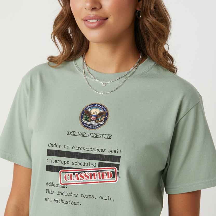 The Nap Directive Unisex T-Shirt – Official Rest Policy Graphic Tee