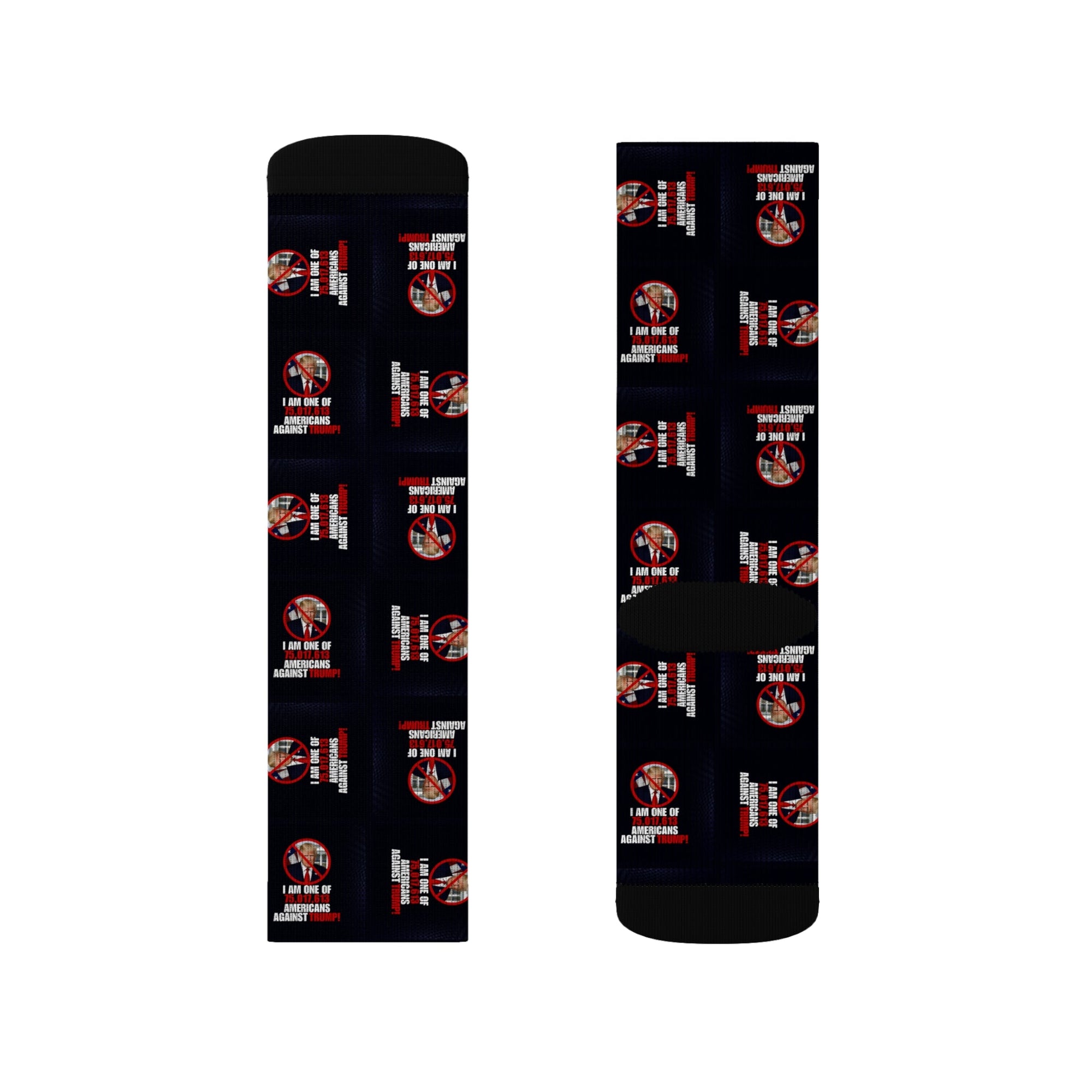 Sublimation Socks - Americans Against Trump Design Printify