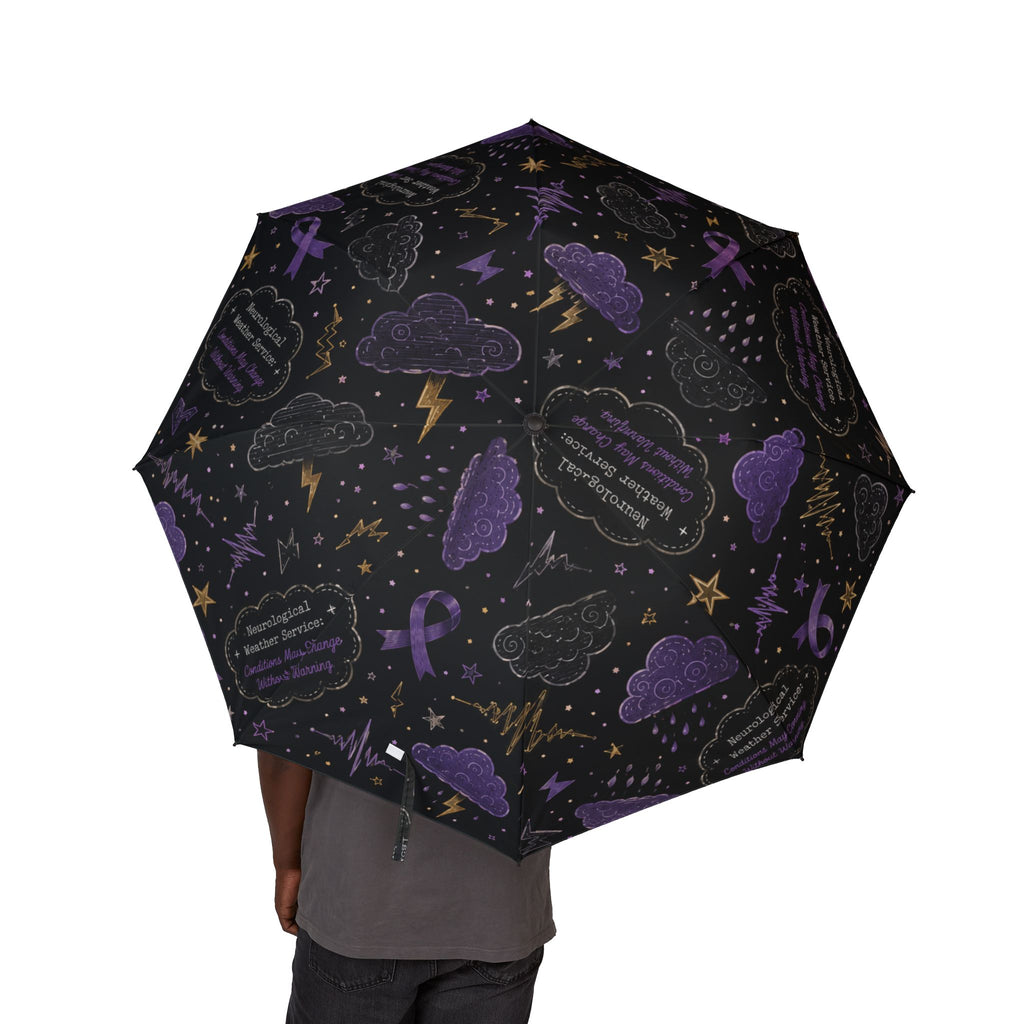 Neurological Weather Service Epilepsy Awareness Umbrella (Semi‑Automatic)
