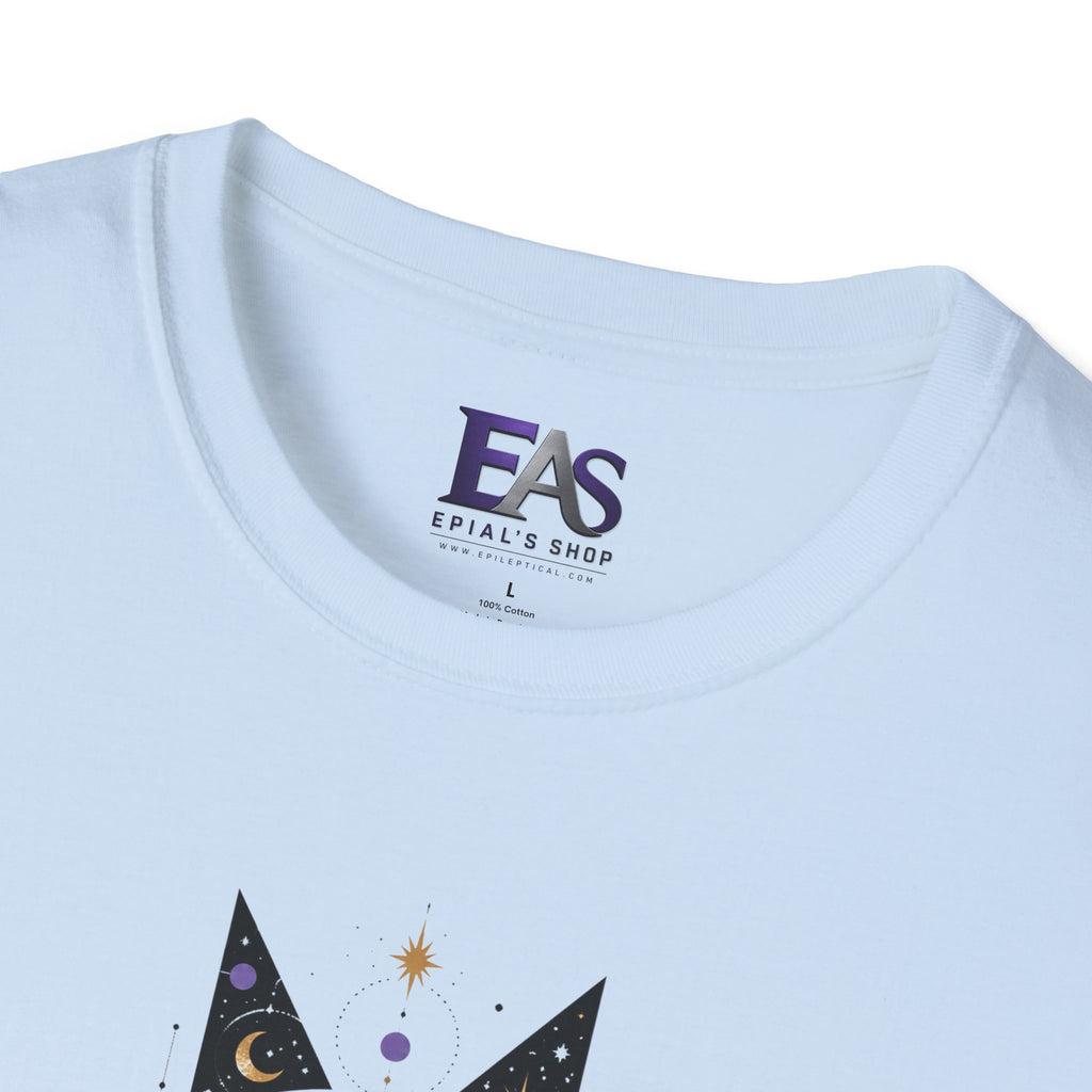 Celestial Cat T-Shirt | Mystical Cosmic Cat Graphic Tee