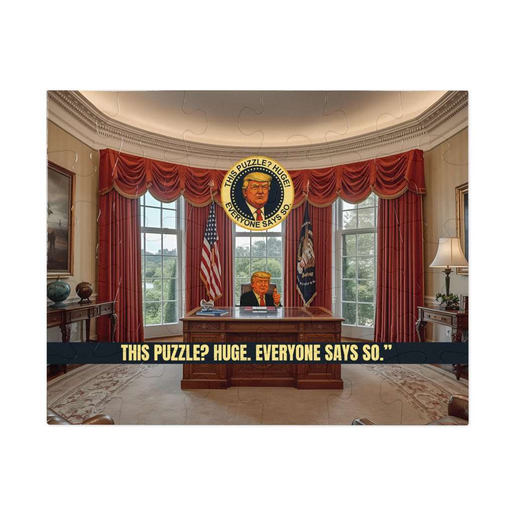 “This Puzzle? Huge. Everyone Says So.” Political Parody Jigsaw Puzzle