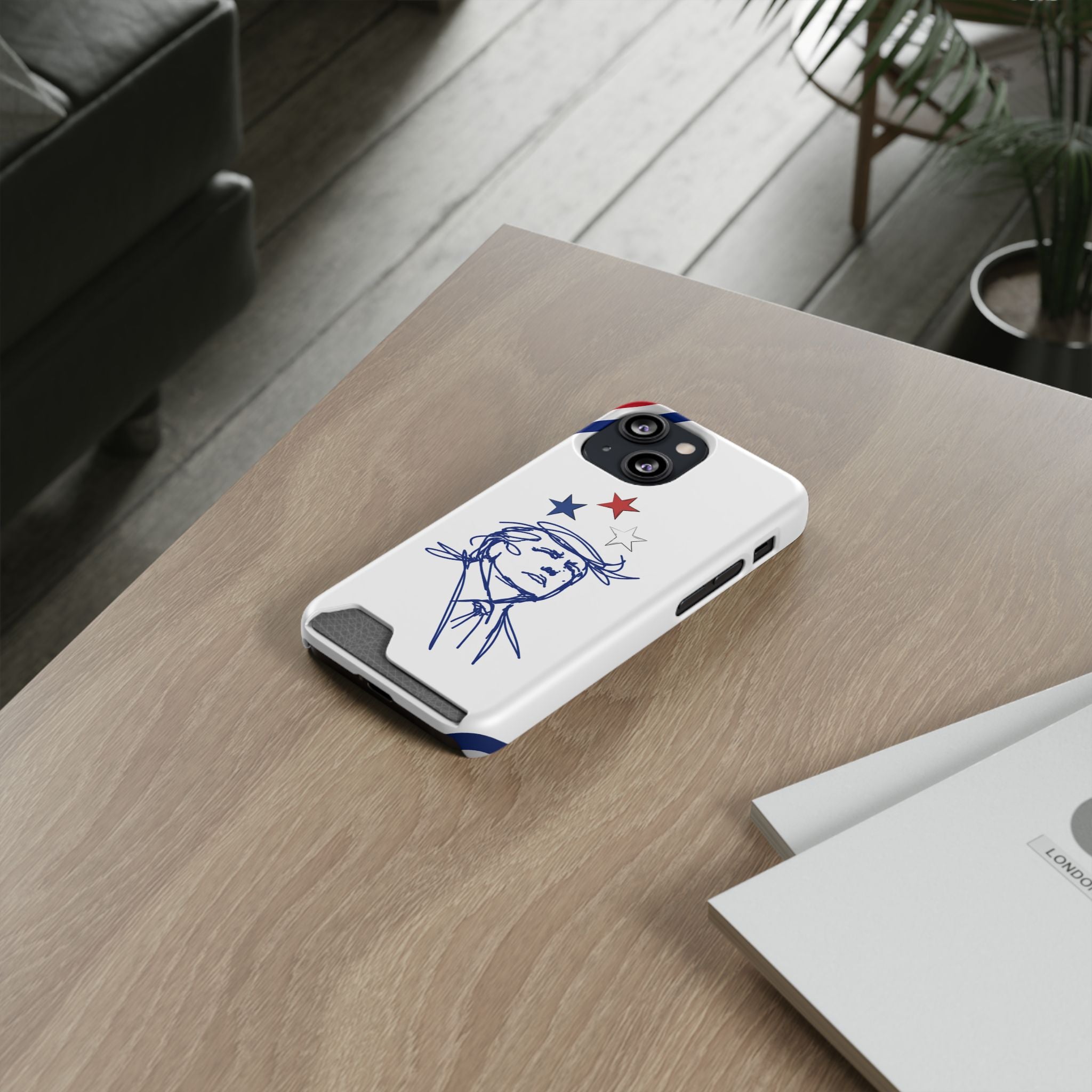 Minimal Line Portrait Samsung Case — Say Less Edition