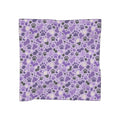 Purple Paw Print Scarf | Cat & Dog Lover Square Scarf