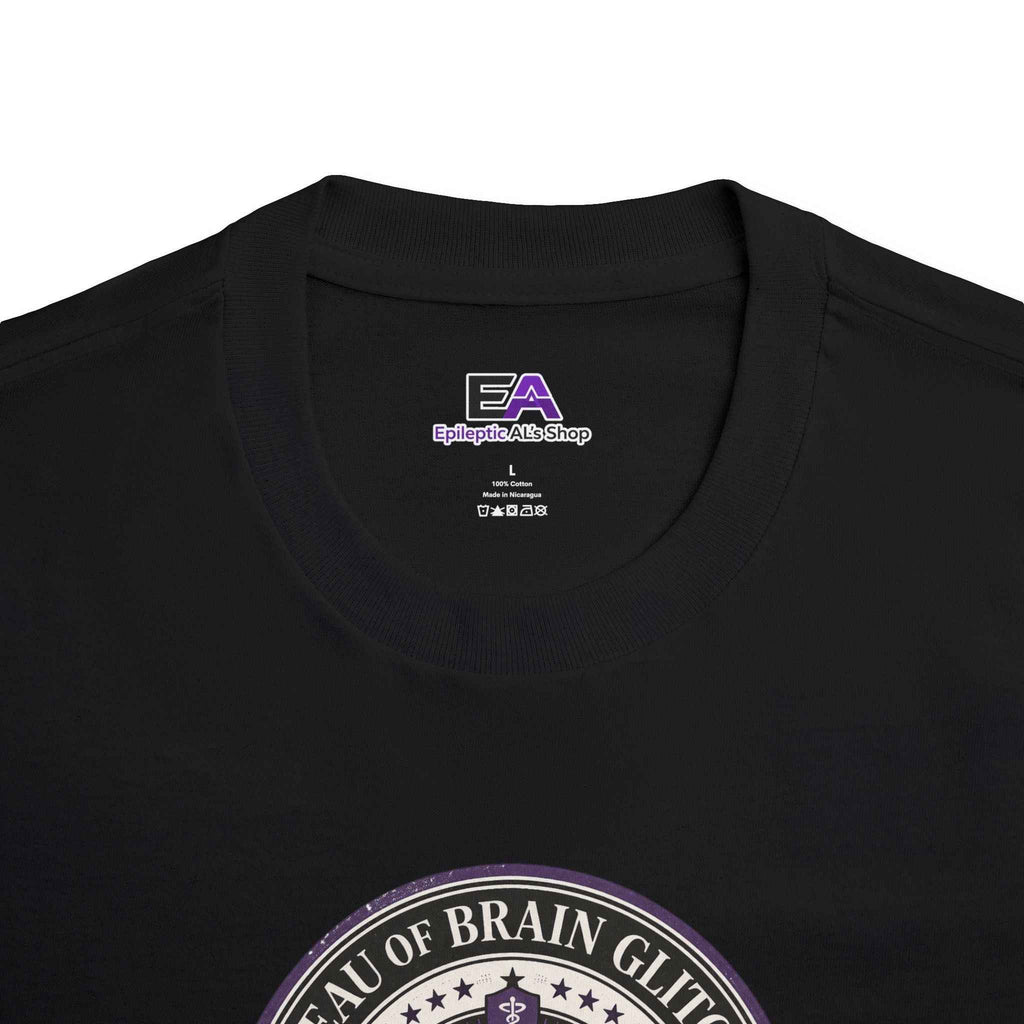 Bureau of Brain Glitches Tee – Power Surges Likely – Epilepsy Awareness Shirt