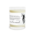 Photo depicting the ​Live in the Moment Scented Candle - Full Glass, 11oz from EpiAl's Shop.