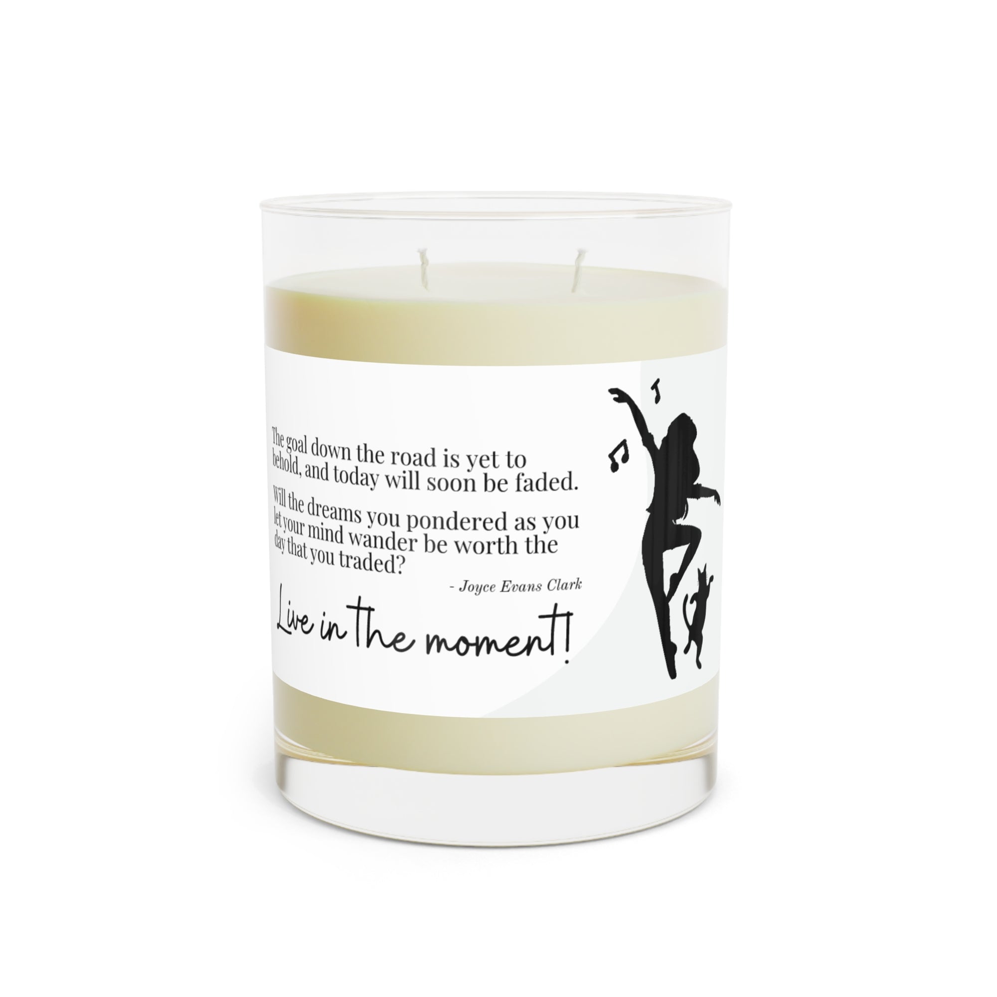 Live in the Moment Scented Candle - Full Glass, 11oz