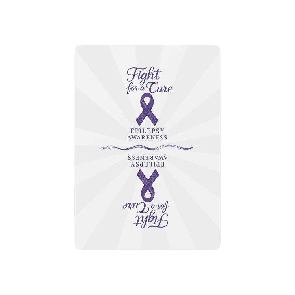 Purple Ribbon Poker Deck – Epilepsy Awareness Edition