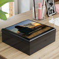 Photo depicting the ​Life Comes with Cats Jewelry Box from EpiAl's Shop.