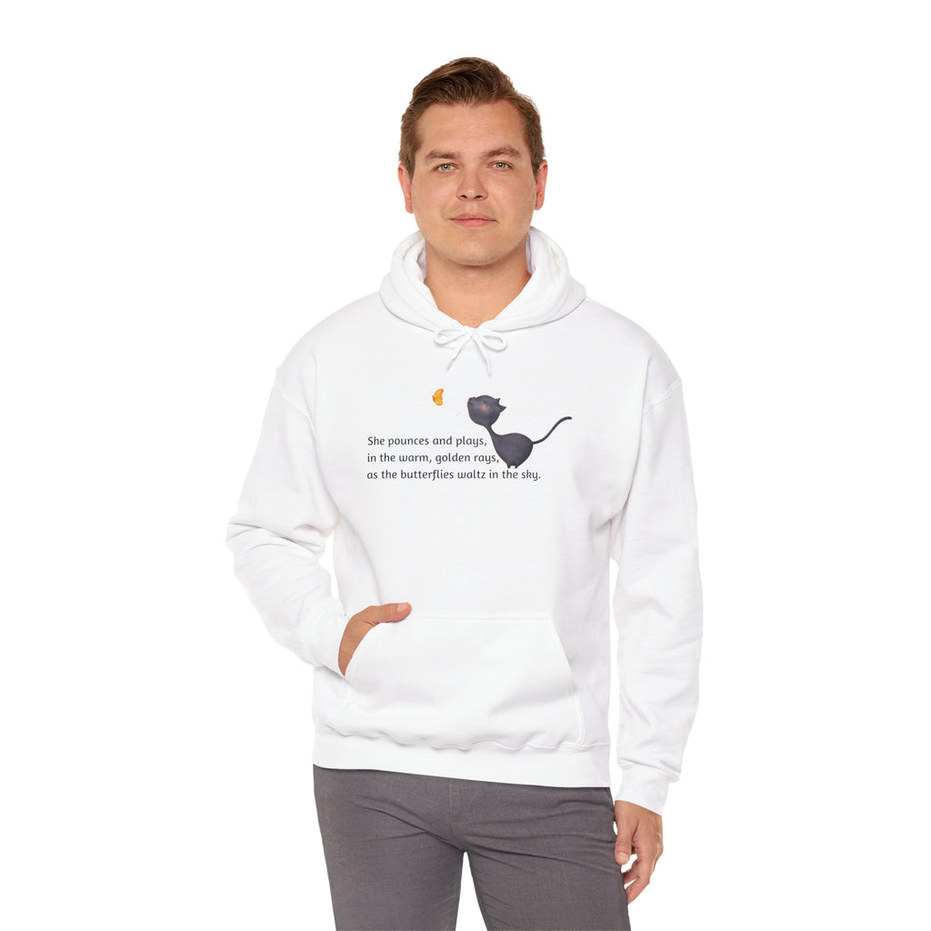 She Pounces & Plays Unisex Heavy Blend™ Hooded Sweatshirt