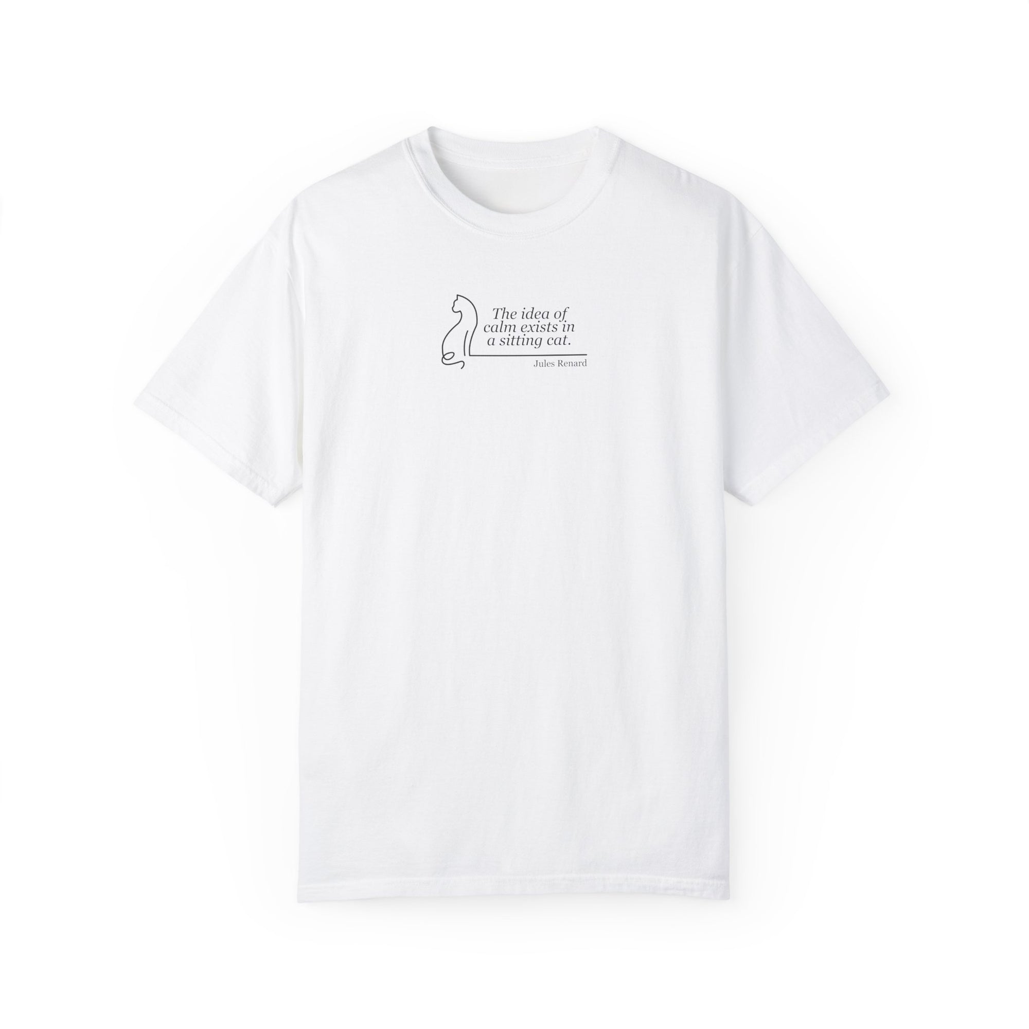 Inspirational Unisex Garment-Dyed T-shirt - 'The Idea of Comfort' Design