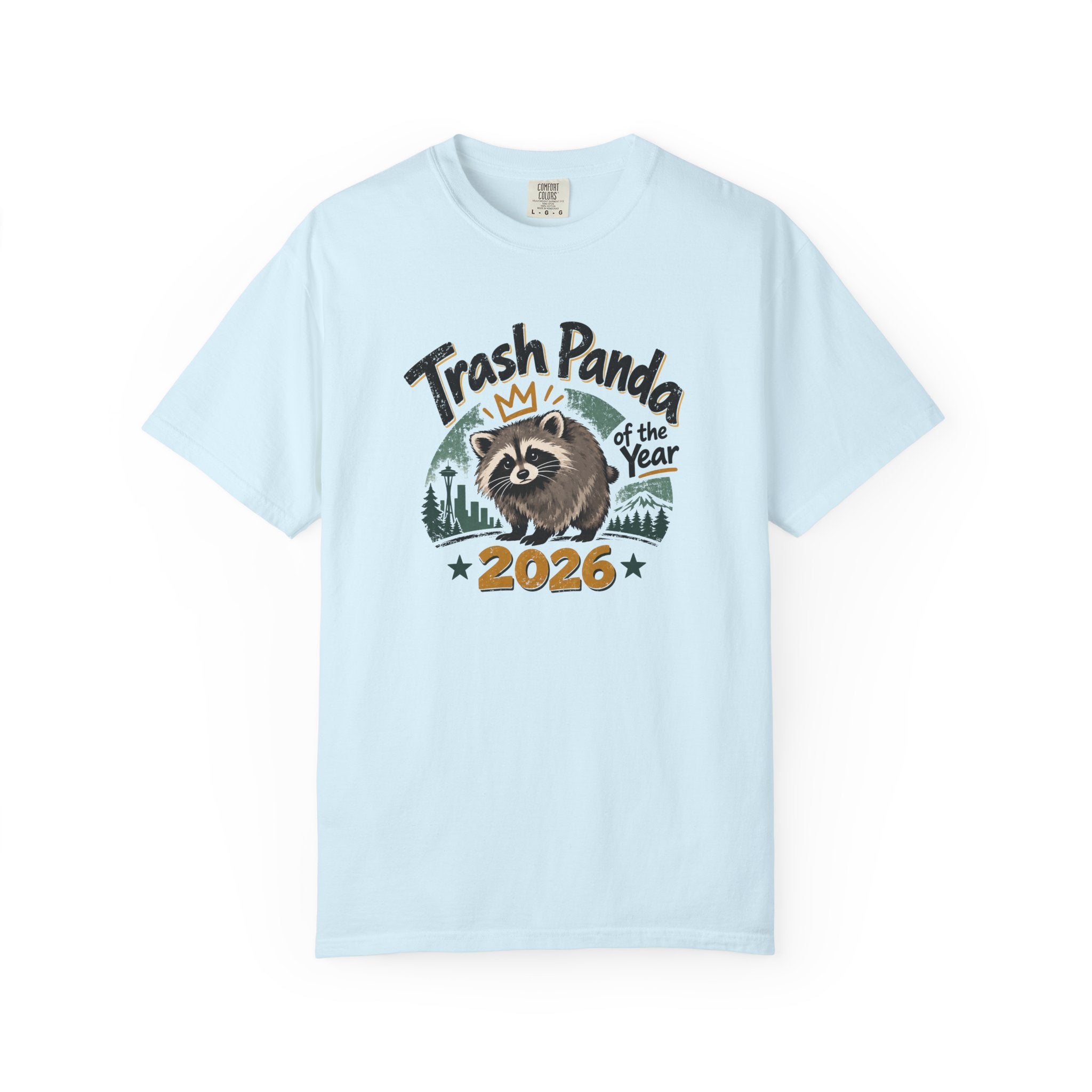 Trash Panda of the Year 2026 Garment-Dyed T-Shirt | Jimothy-Inspired Raccoon Tee