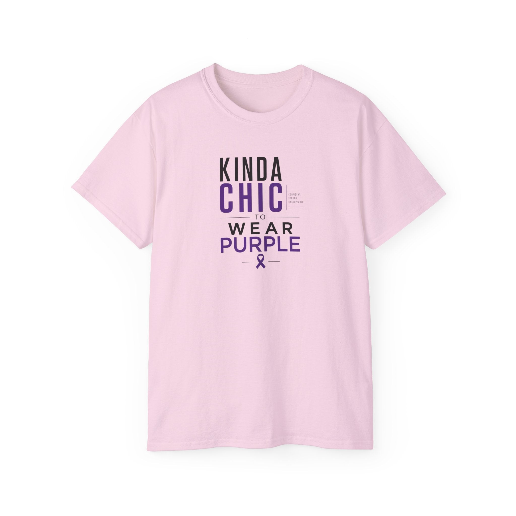 Kinda Chic to Wear Purple Epilepsy Awareness T-Shirt