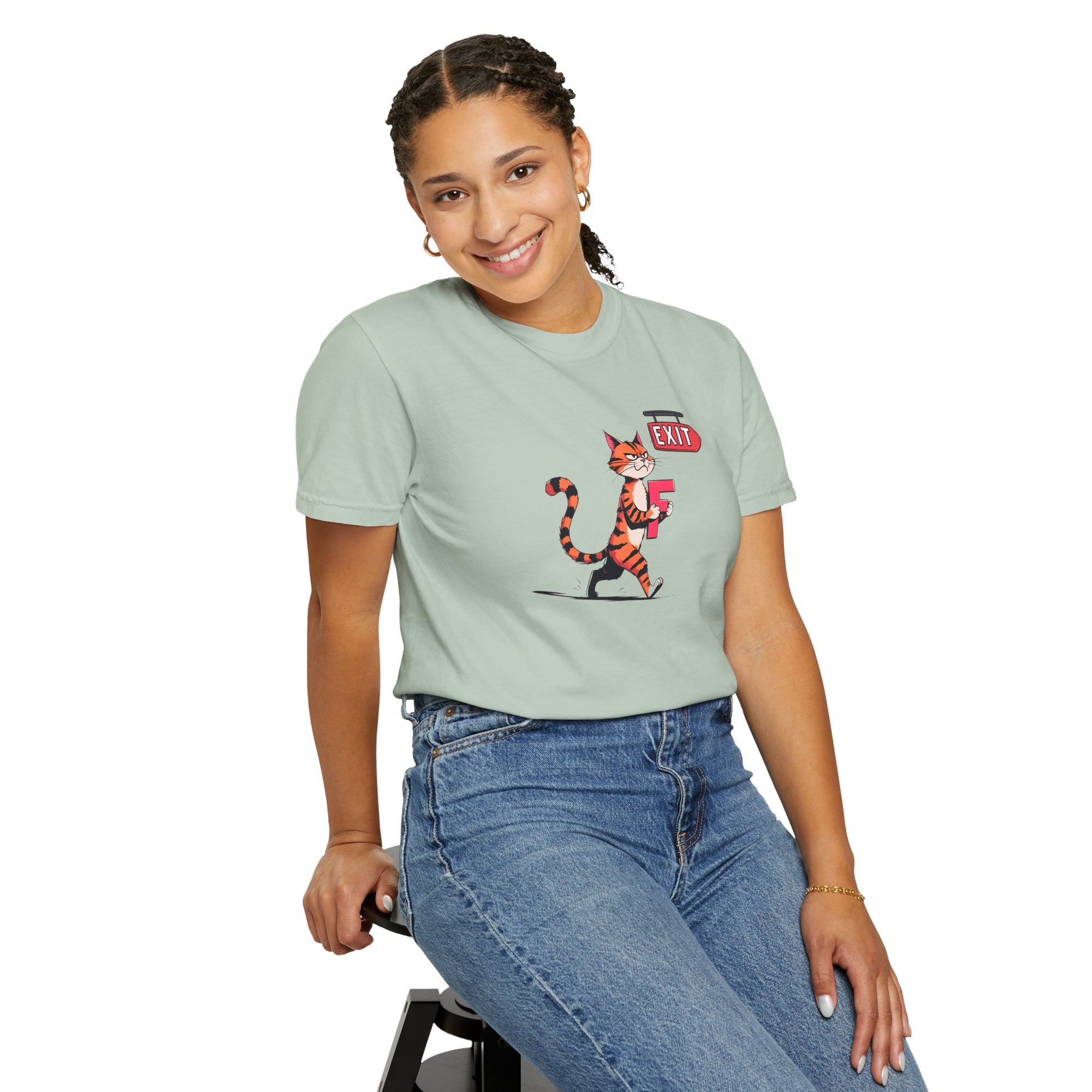 Getting the F Outta Here Unisex Garment-Dyed T-shirt