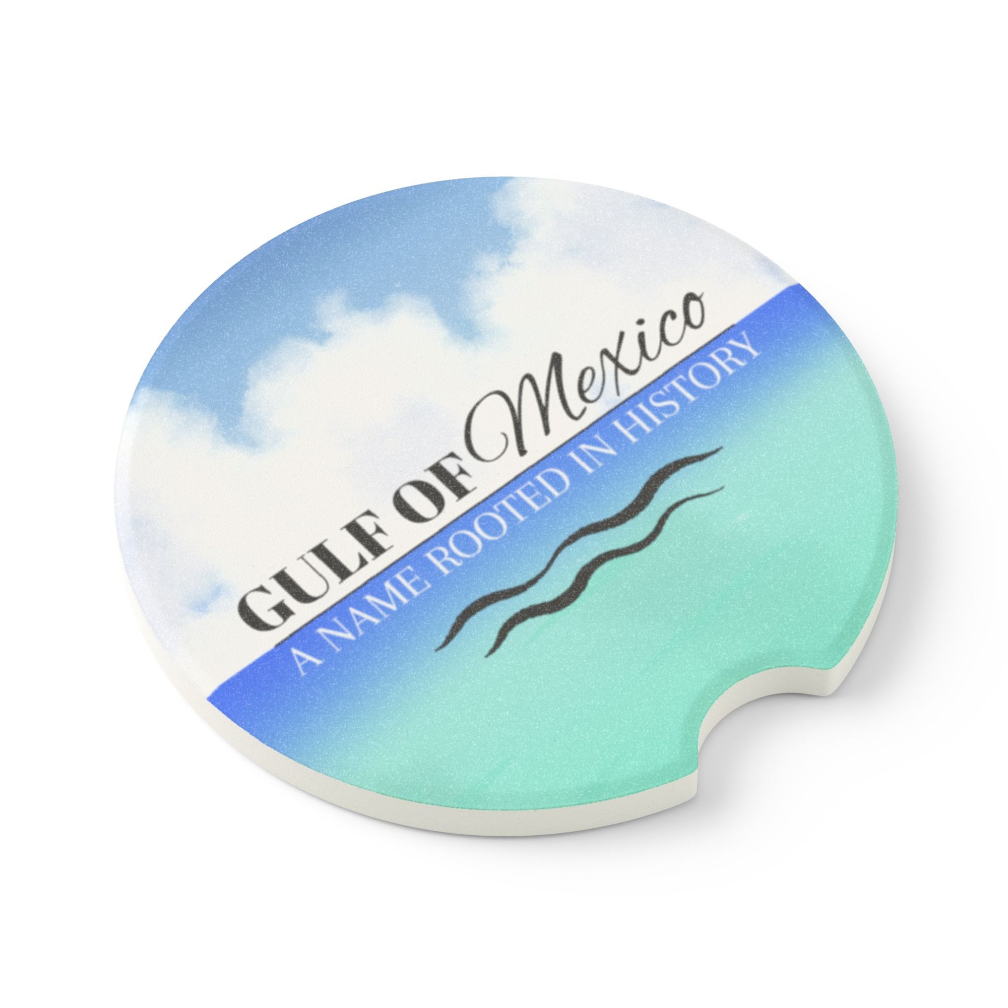 Historic Gulf of Mexico Soapstone Car Coaster