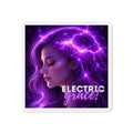 Electric Grace Magnet – Purple Energy Art Design