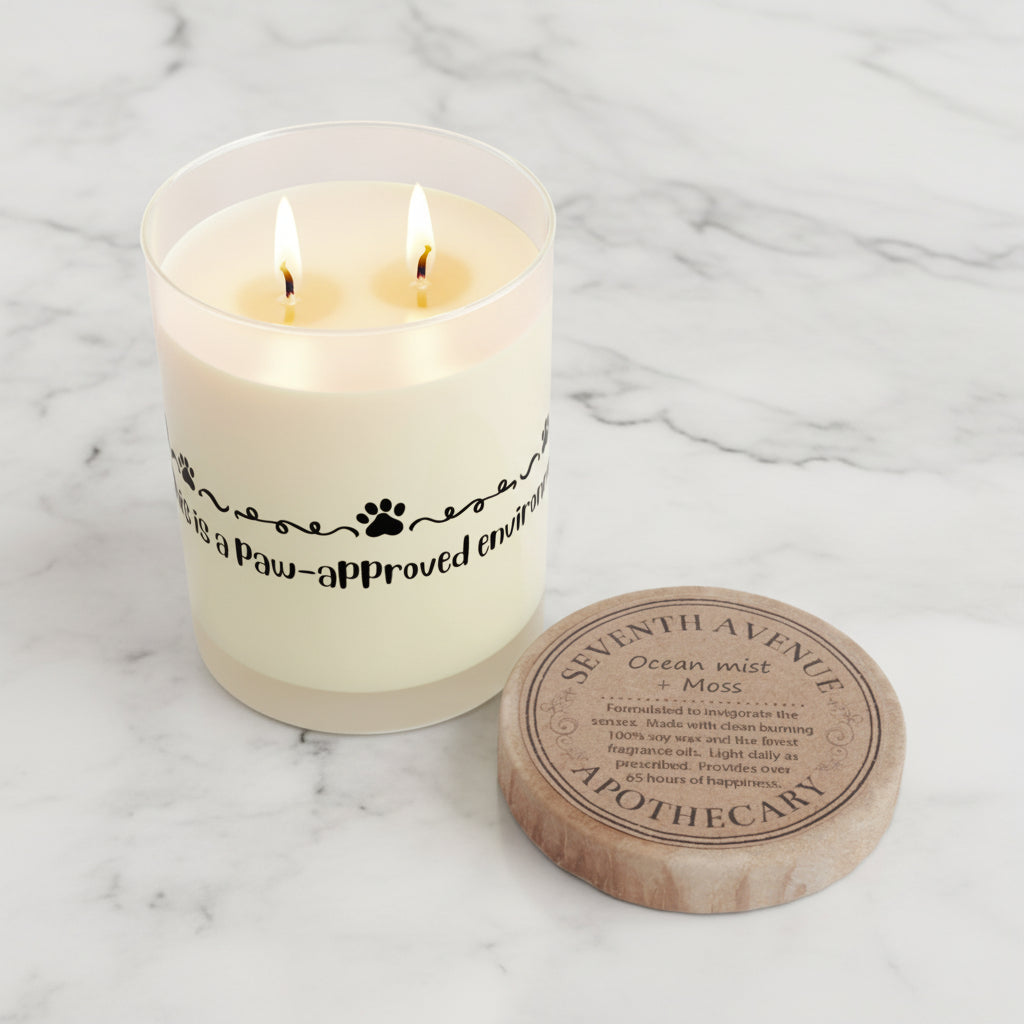 Paw-Approved Environment Candle – Sassy Cat Soy Candle with Dual Wicks