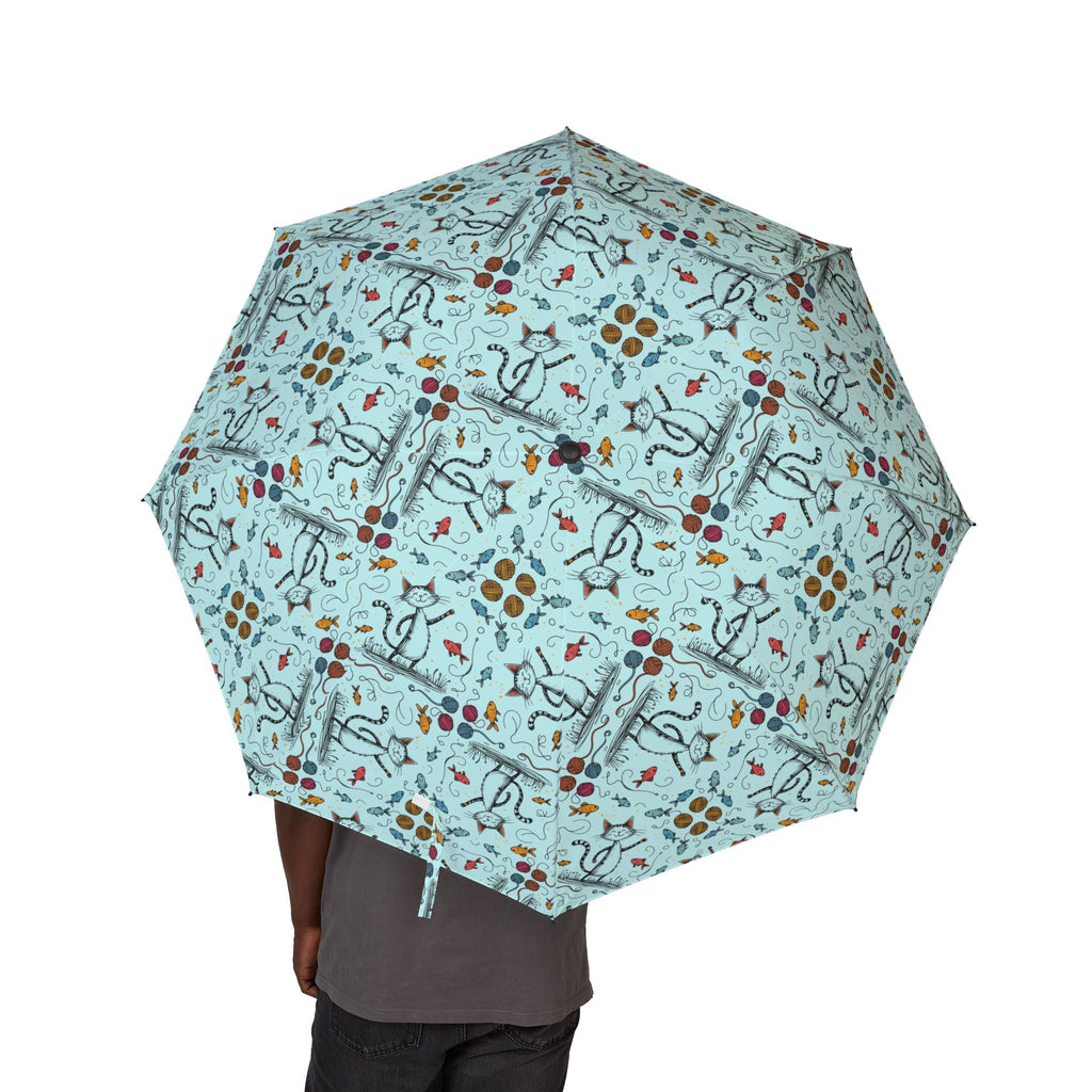 Happy Cat Patterned Umbrella for Every Occasion