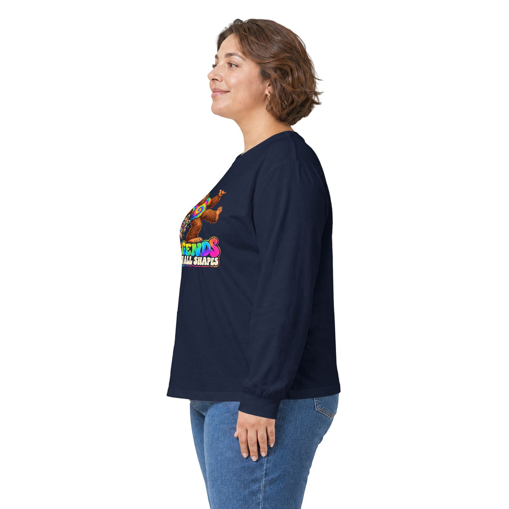 Legends Come in All Shapes | Bigfoot & Jimothy Retro Long-Sleeve Tee
