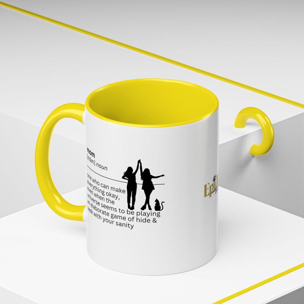 Mom Okay Accent Coffee Mug - Perfect Gift for Moms