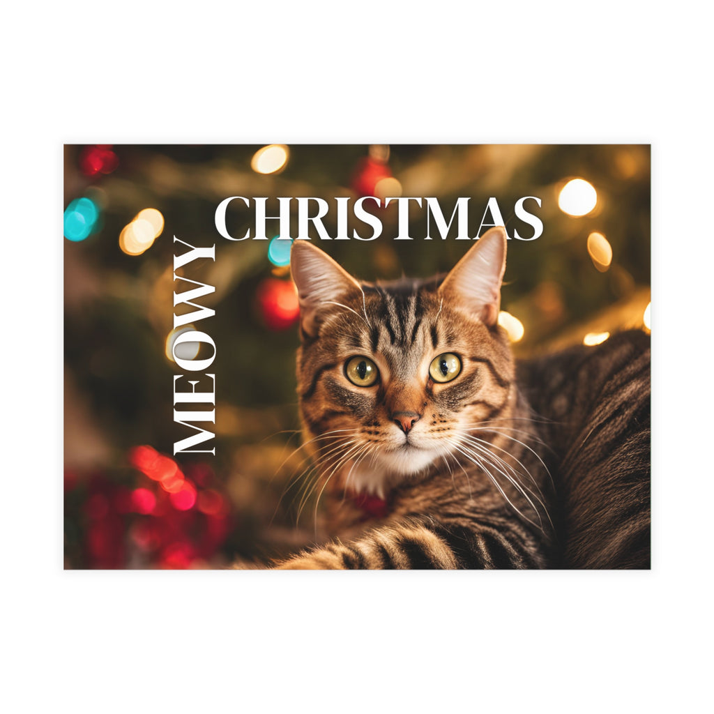 Meowy Christmas Postcard Bundles (envelopes included)