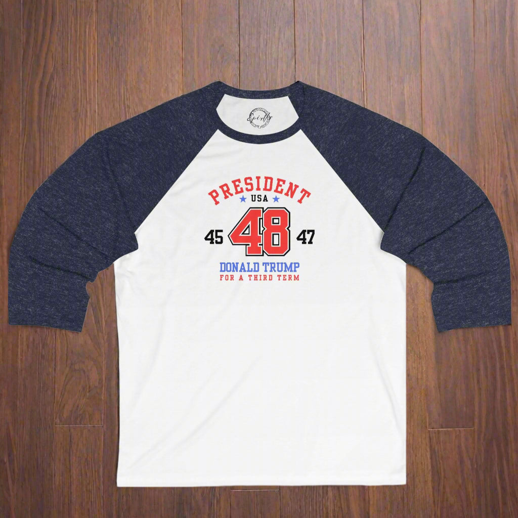 Patriotic Third Term Baseball Tee