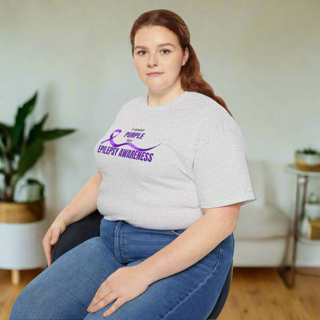 I Wear Purple for Epilepsy Awareness Tee