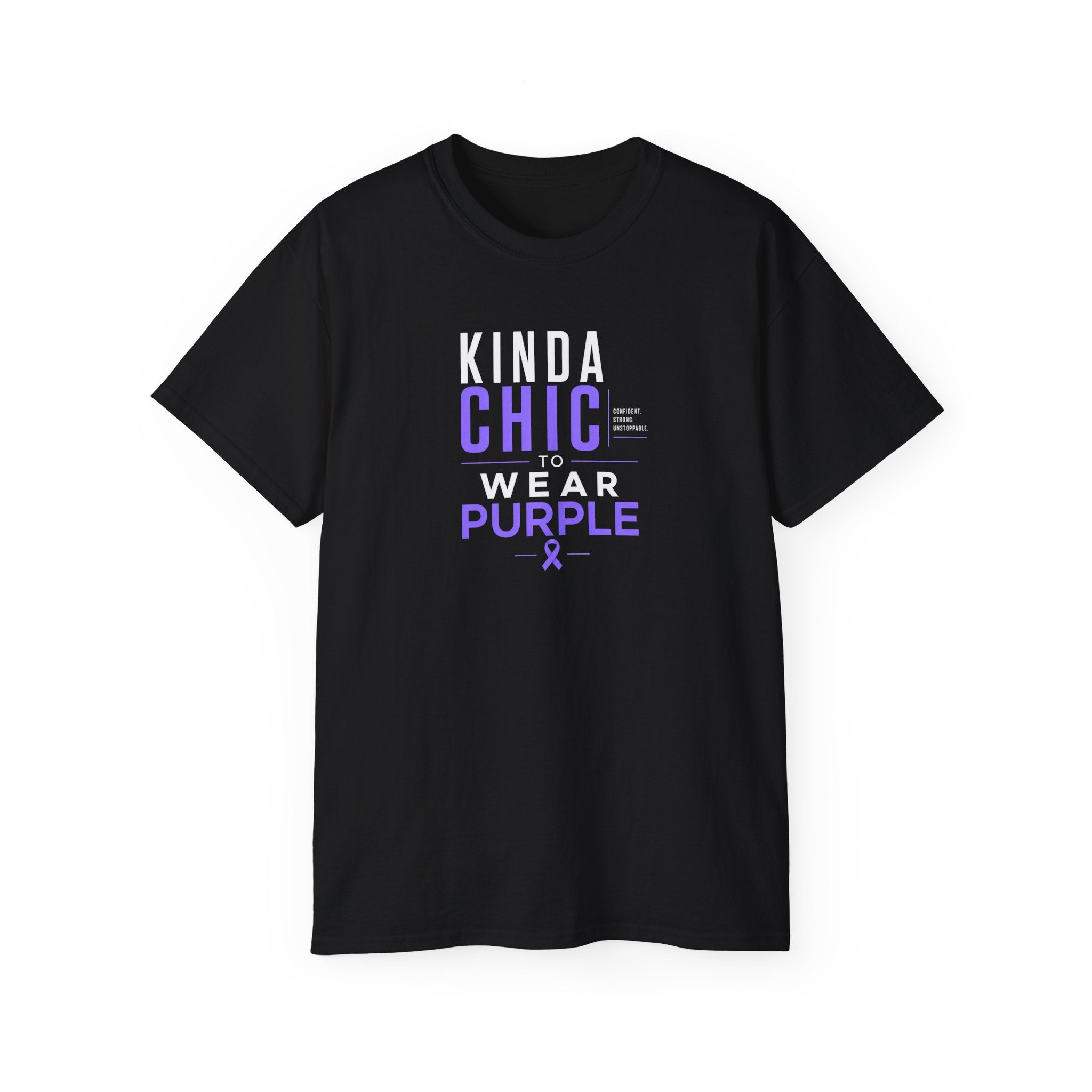 Kinda Chic to Wear Purple Epilepsy Awareness T-Shirt
