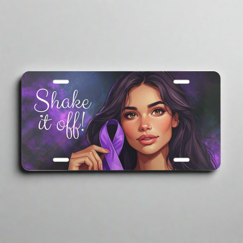 Shake it off! Car Vanity License Plate