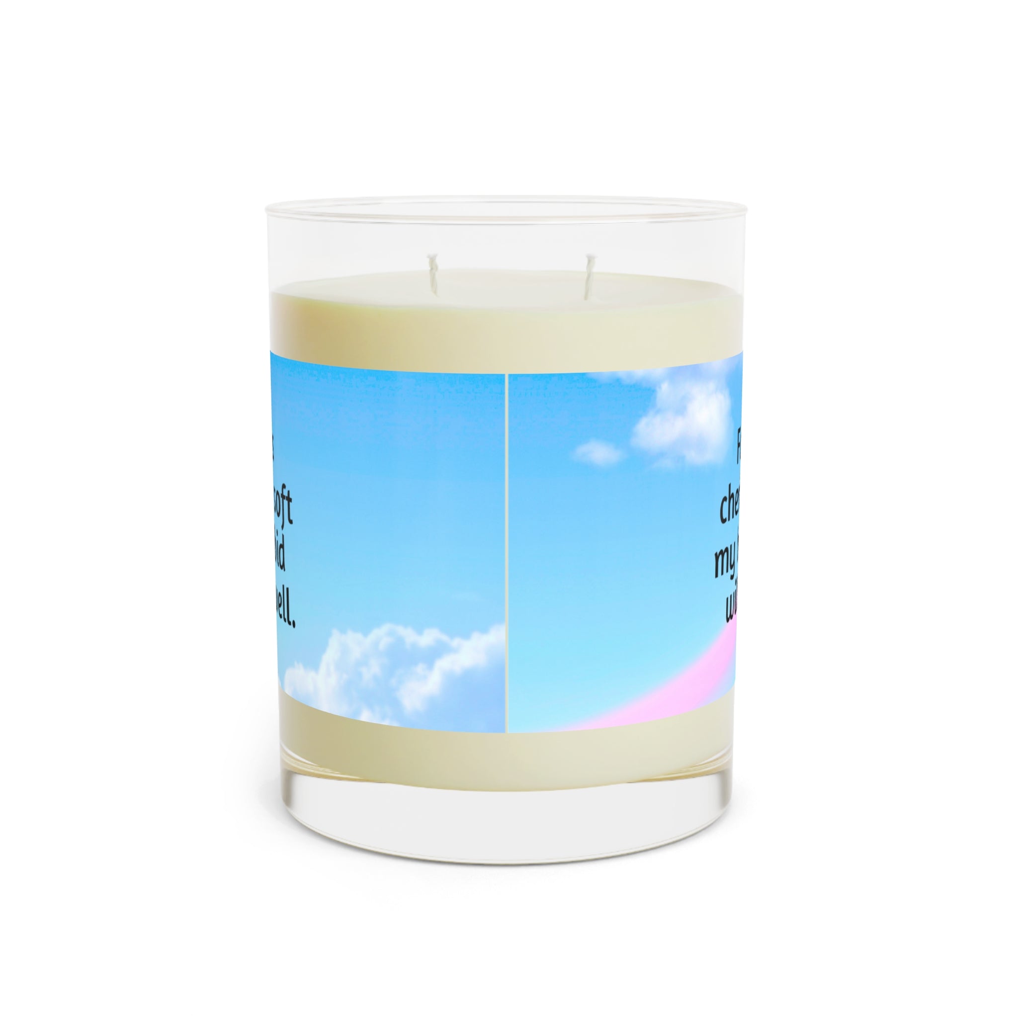 Photo depicting the ​Forever Cherished Scented Candle - Full Glass, 11oz from EpiAl's Shop.