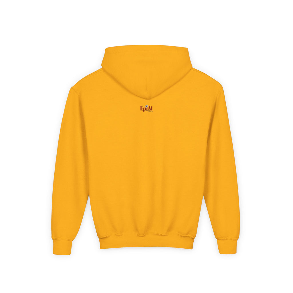 Youth Halloween Hoodie, Ghost and Cat Design