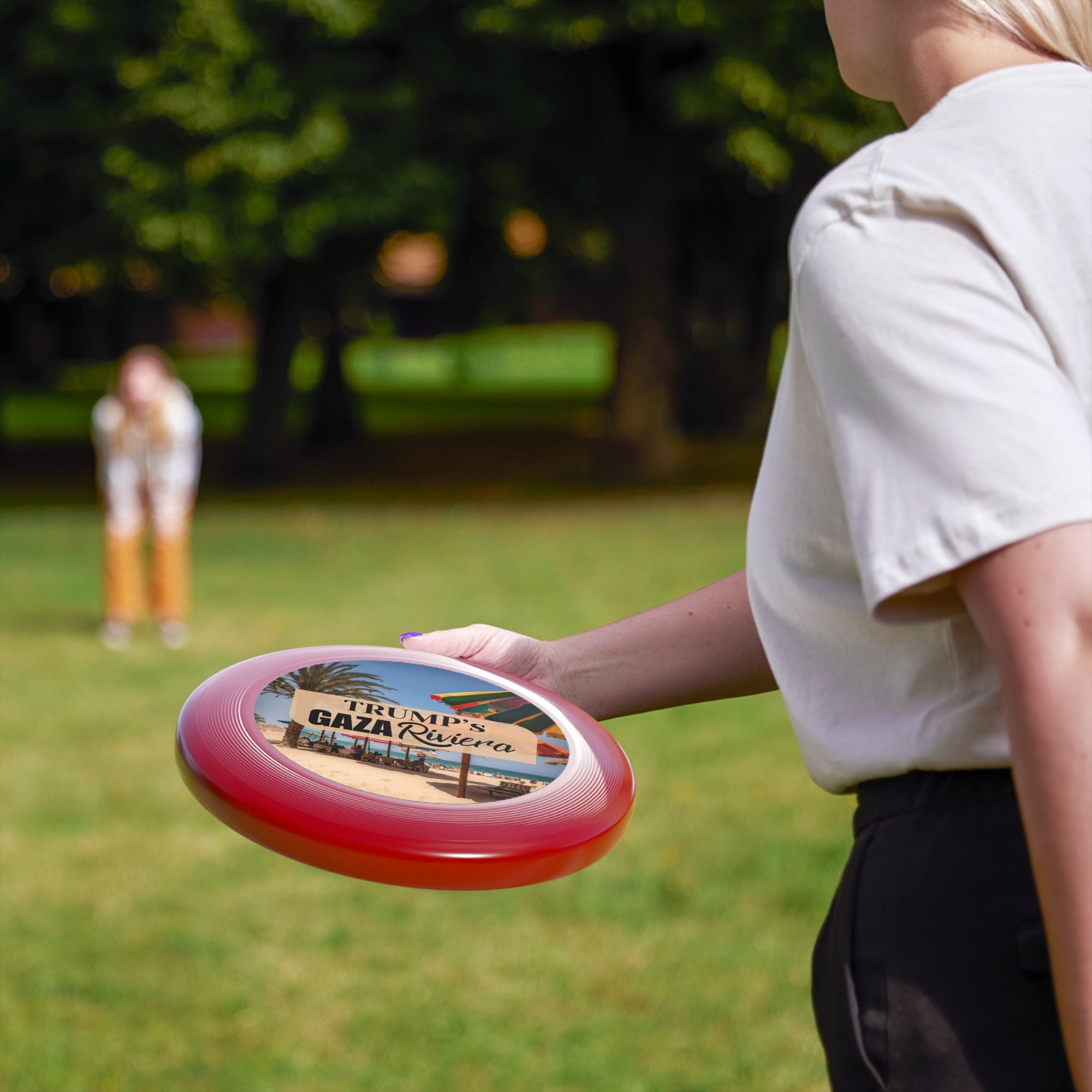 Trump's Gaza Riviera Wham-O Frisbee