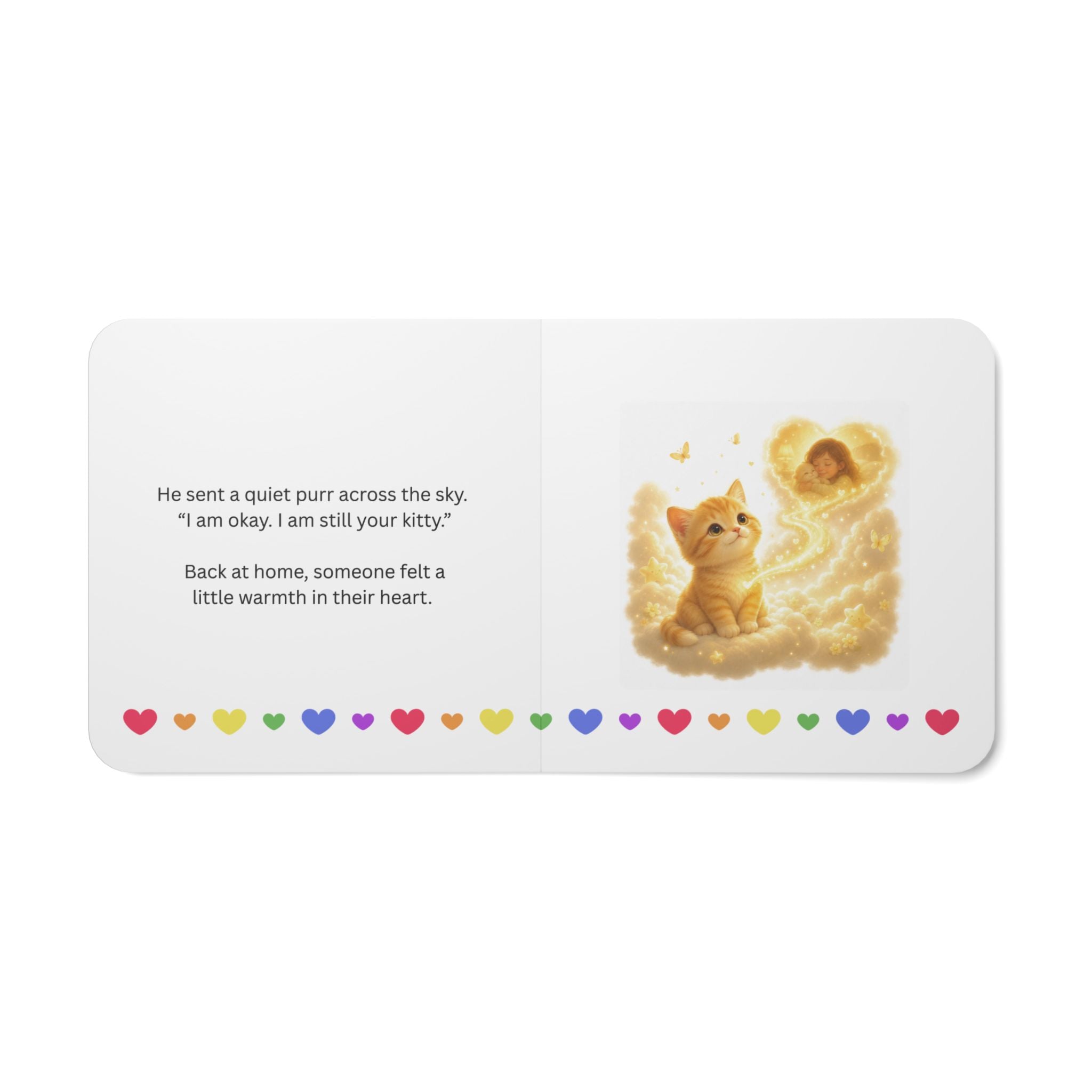 A Cat’s First Day Across the Rainbow Bridge Board Book