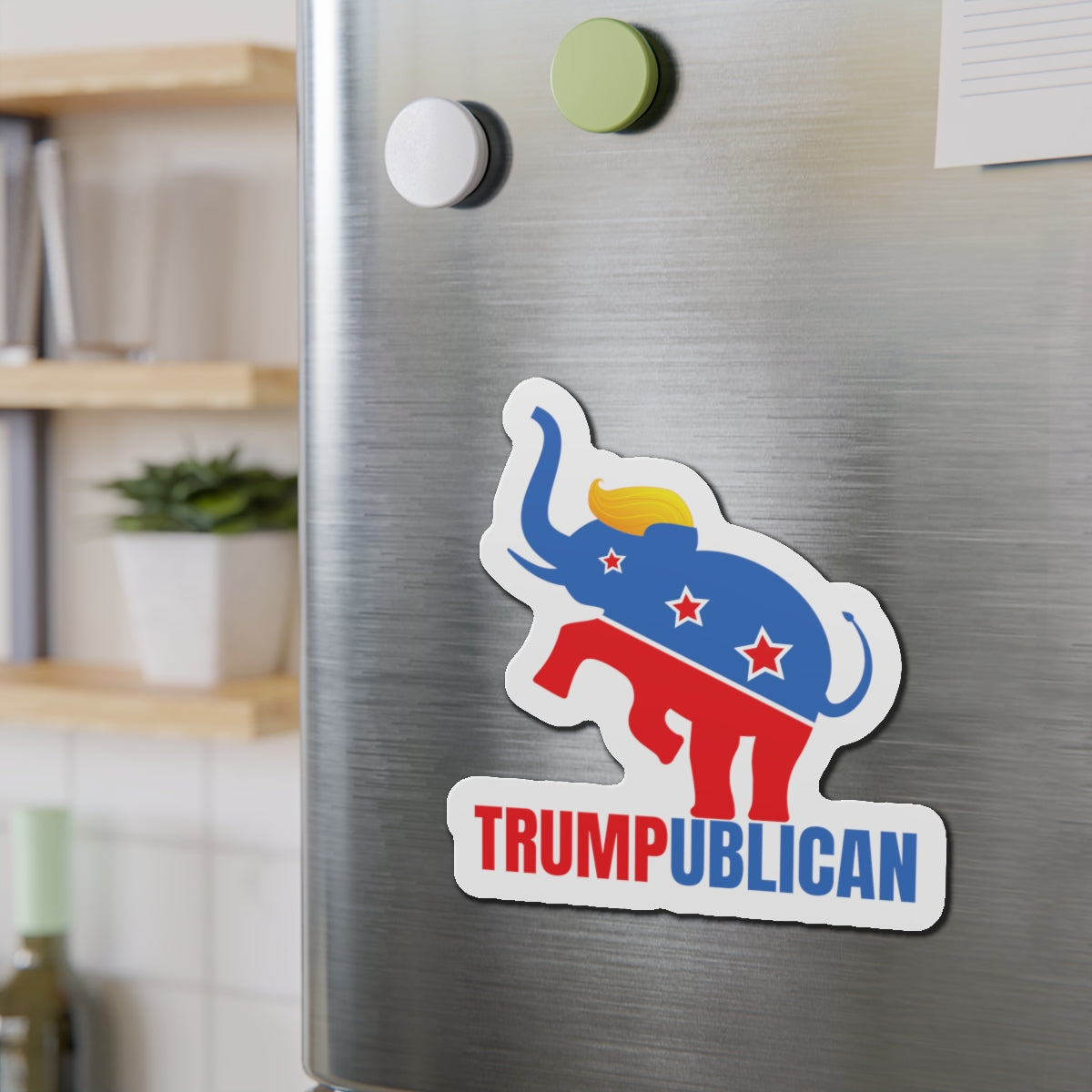 Trumpublican Die-Cut Magnet - Fun Patriotic Decor for Your Home Printify