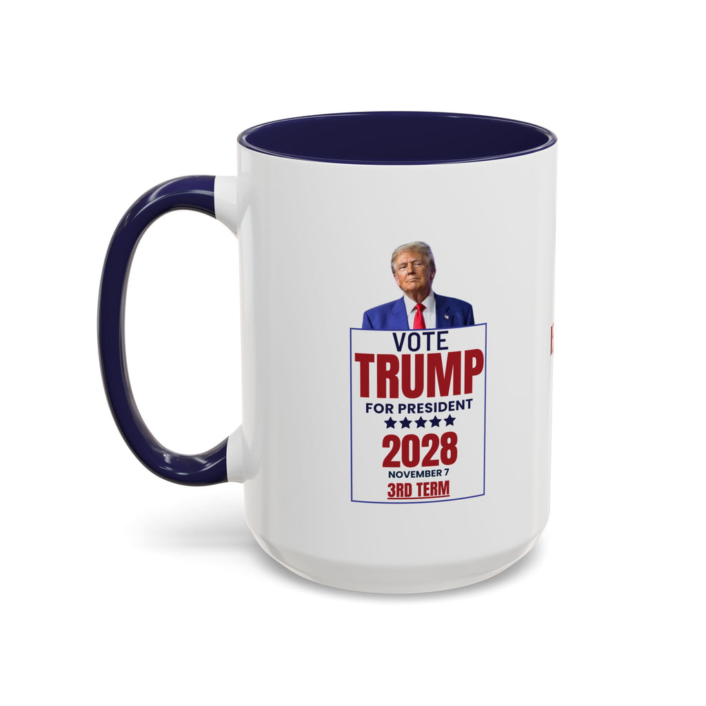 Vote Trump for President Coffee Mug – 11oz & 15oz Accent Mug for Political Enthusiasts