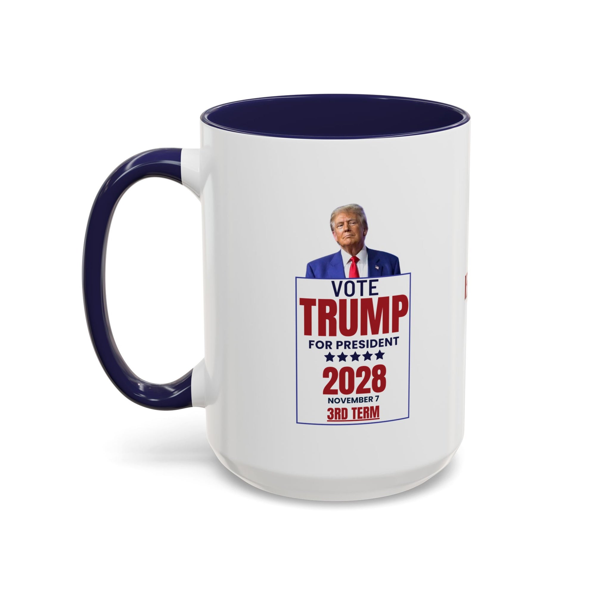 Vote Trump for President Coffee Mug – 11oz & 15oz Accent Mug for Political Enthusiasts