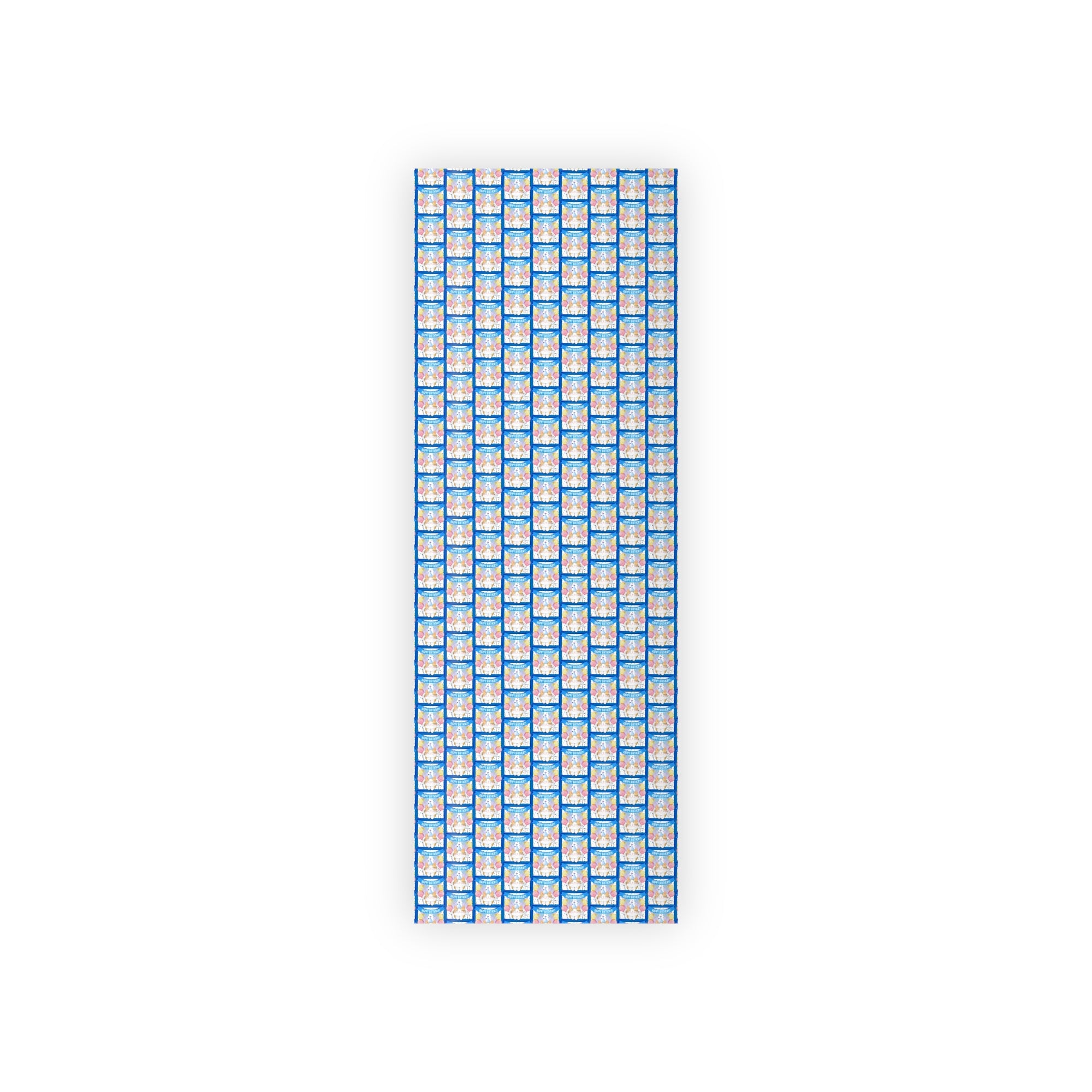 Little Boy Kitty Birthday Gift Wrapping Paper Rolls, 1pc