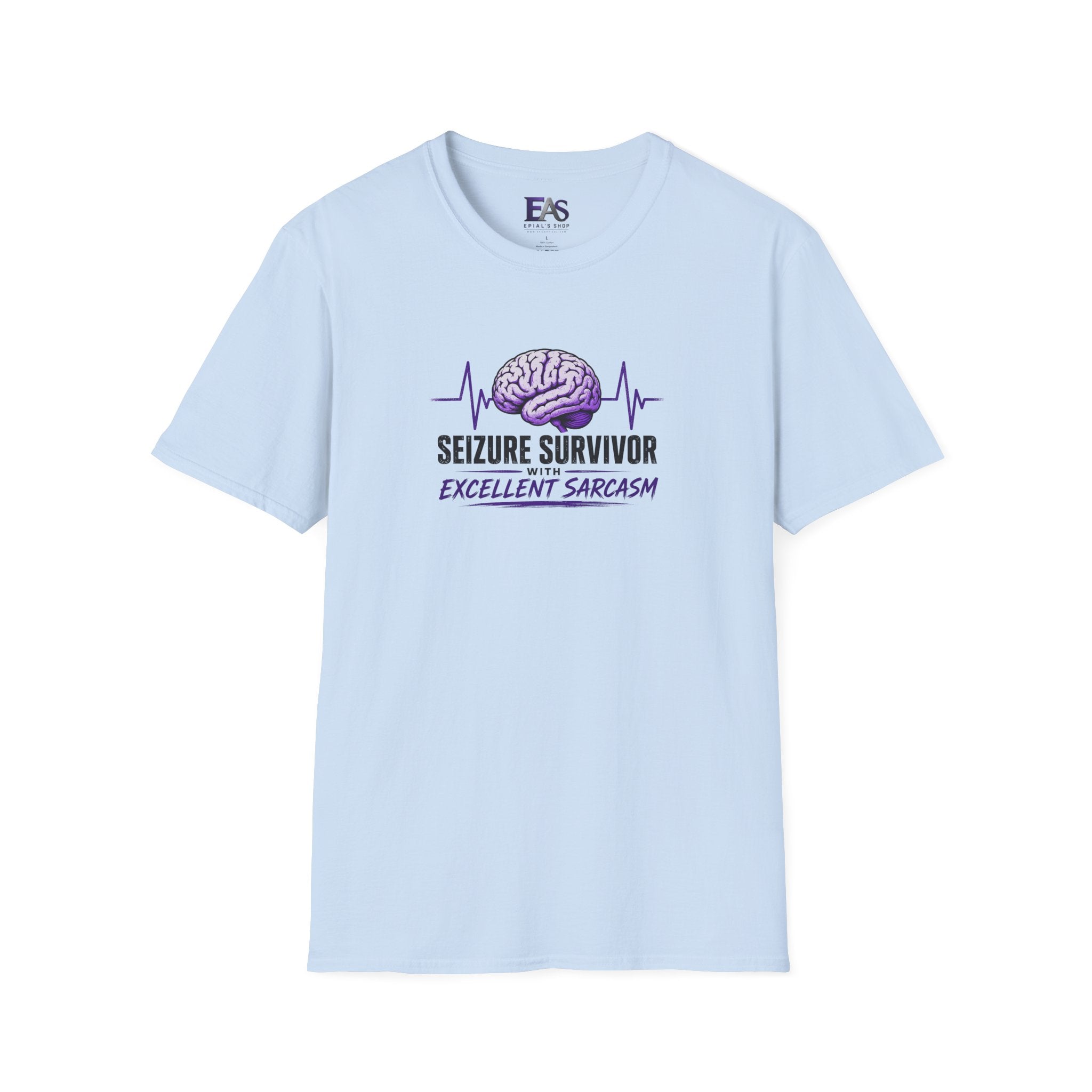 Seizure Survivor With Excellent Sarcasm Epilepsy T-Shirt