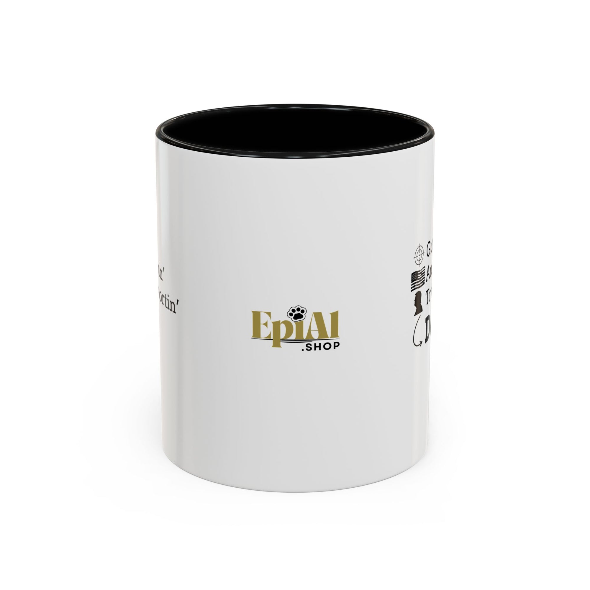 Patriotic Dad Coffee Mug - ‘Gun Totin’ America Lovin’ Trump Supportin’ DAD!’ - 11oz & 15oz