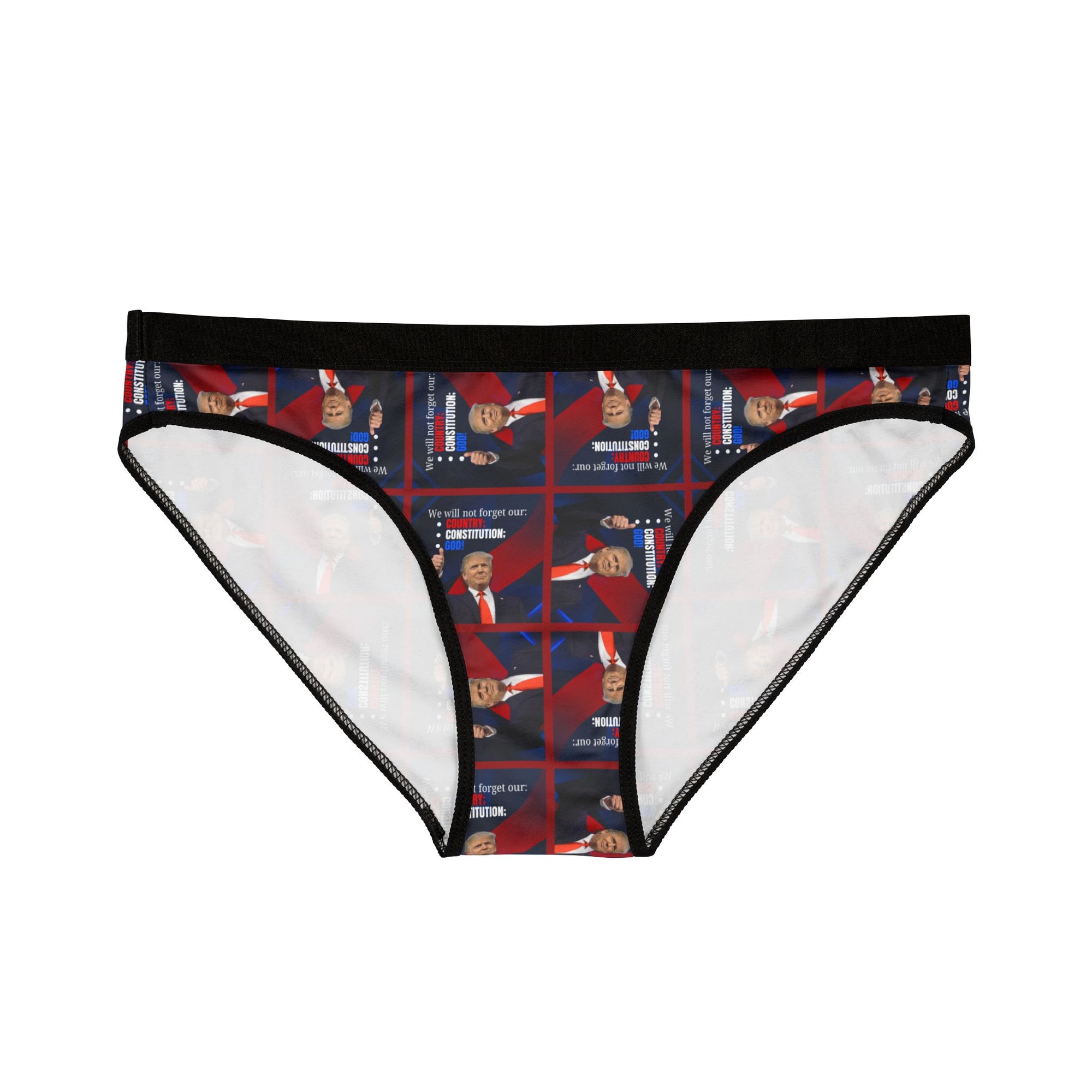 Trump Country Constitution God Pattern Women's Underwear