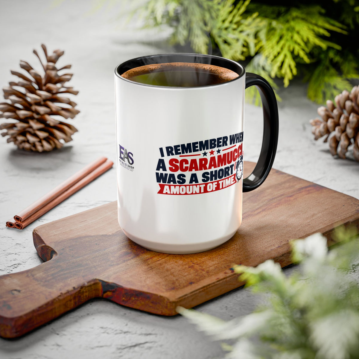 I Remember When a Scaramucci Was a Short Amount of Time | Political Humor Coffee Mug