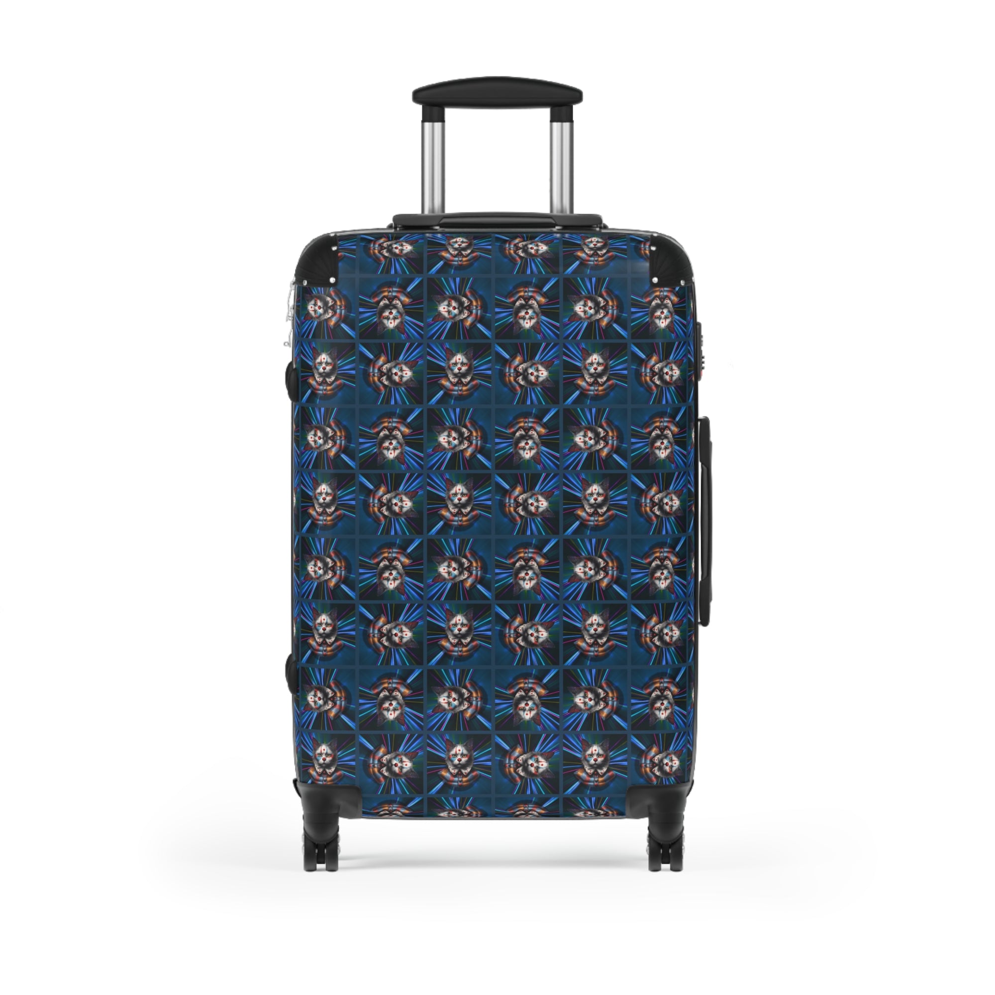 Vibrant Travel Suitcase with Bold Design