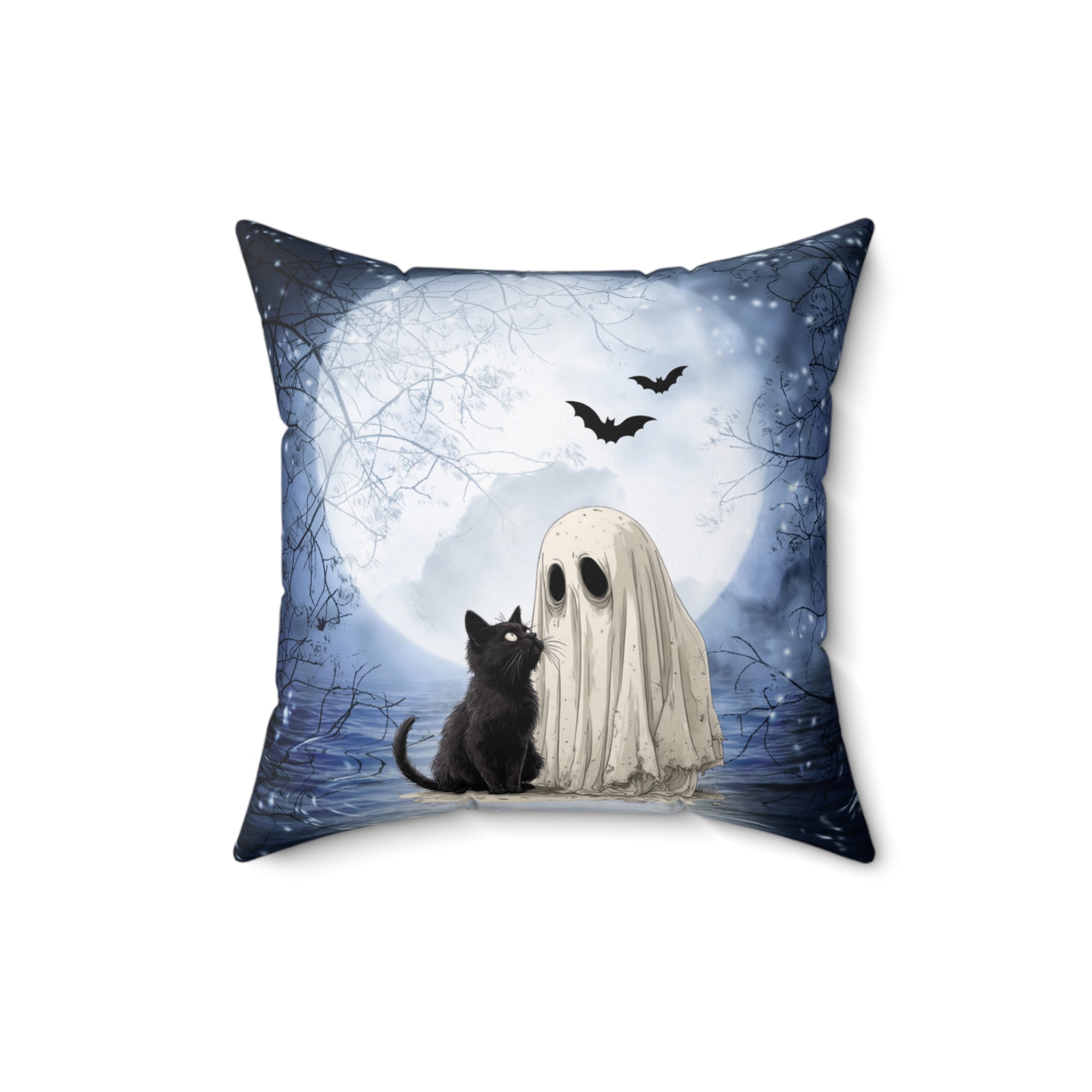 Best Ghostly Friends Decorative Pillow, Home Decor