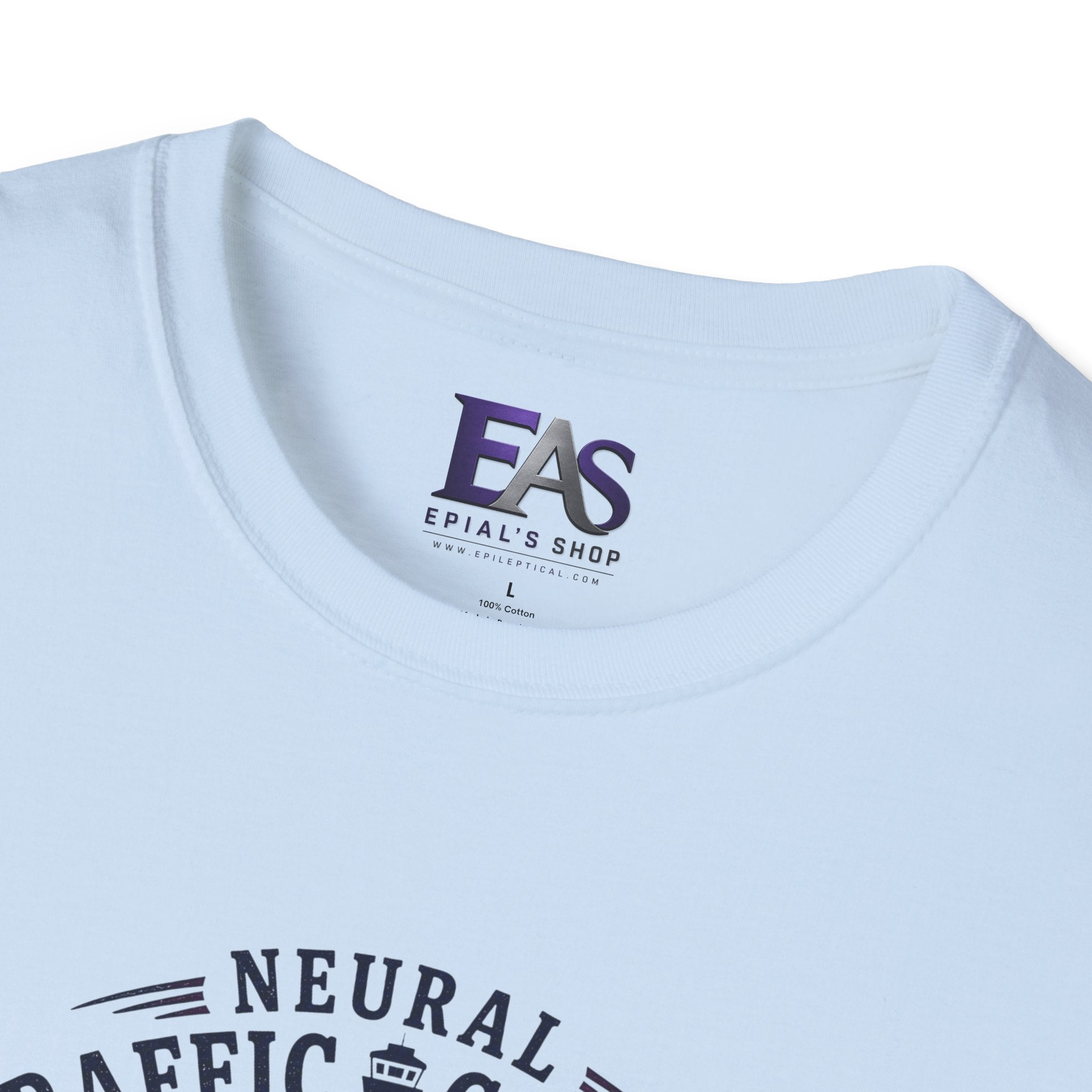 Neural Traffic Control T-Shirt | Brain Radar Graphic Tee